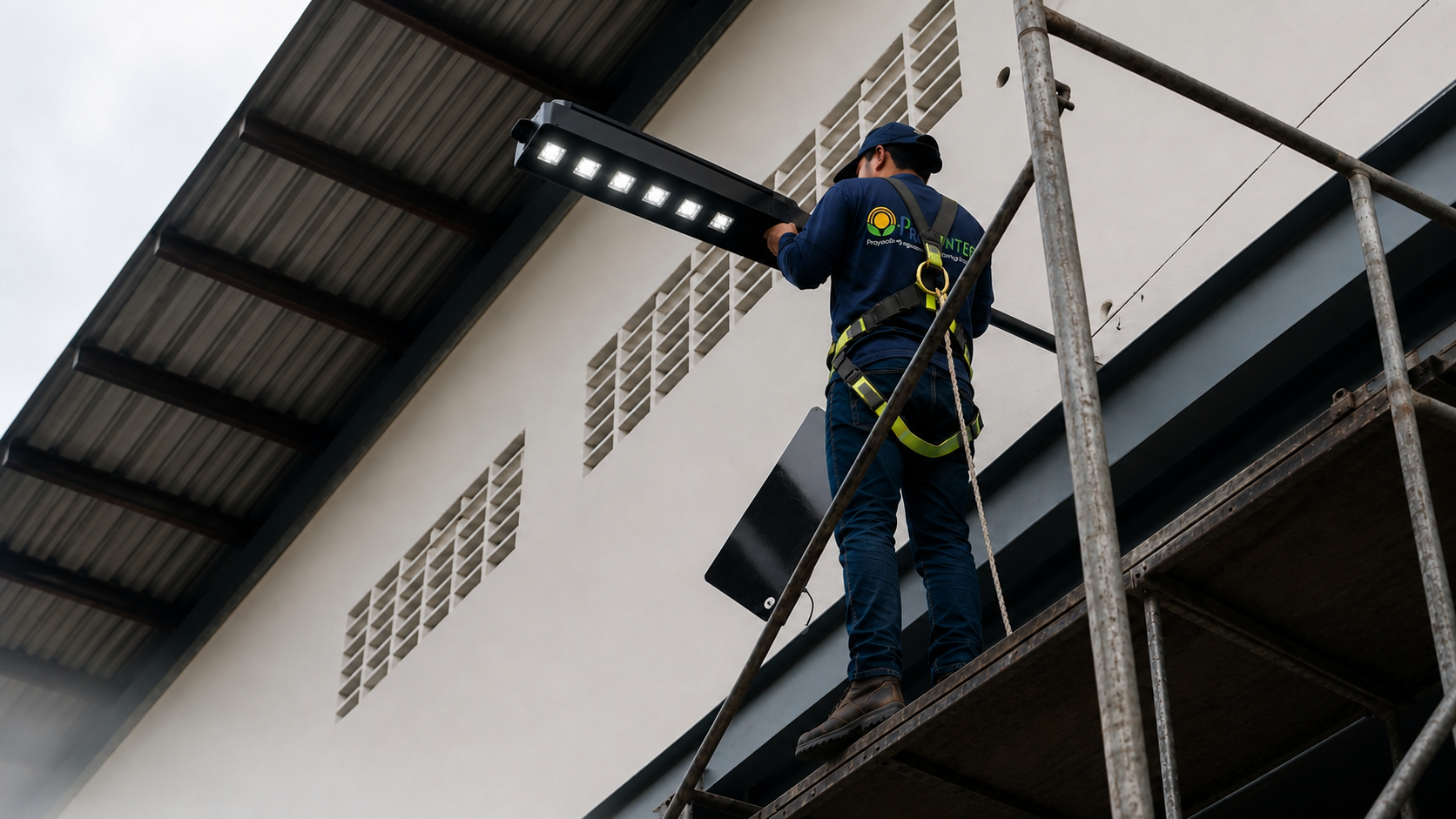 Iluminación LED inteligente para bodegas e instalaciones industriales